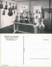 Ansichtskarte Markneukirchen Gewerbemuseum - Streich-Instrumente 1959