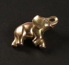 schöner 585er Gelbgold Anhänger Elefant 3D