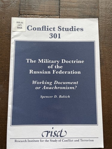 The military doctrine - the,