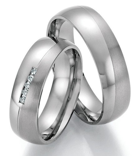 Titan eheringe diamant - +, +