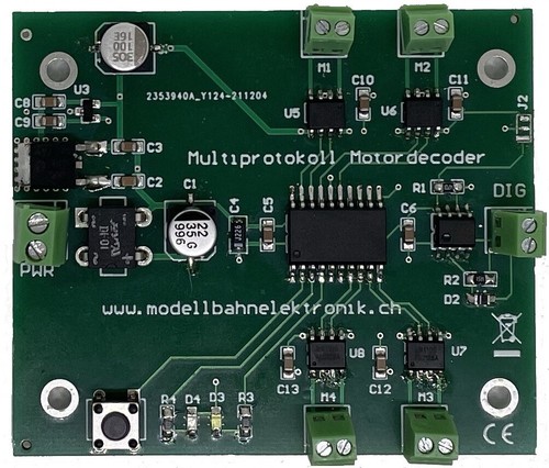 Vierfach dcc motor - dcc,