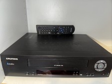 Grundig VHS Videorecorder GV 1010  Megalogic Sat Control Plus mit Fernbedienung