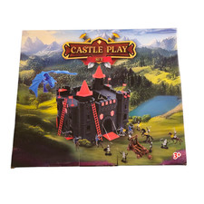 Spielzeug Ritterburg Castle Play Set 16 Figuren Burg Steinschleuder Drache Neu