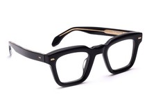 Herren Retro Brille Schwarz 60er Jahre Mod. Brook kräftiges Acetat 47-25mm