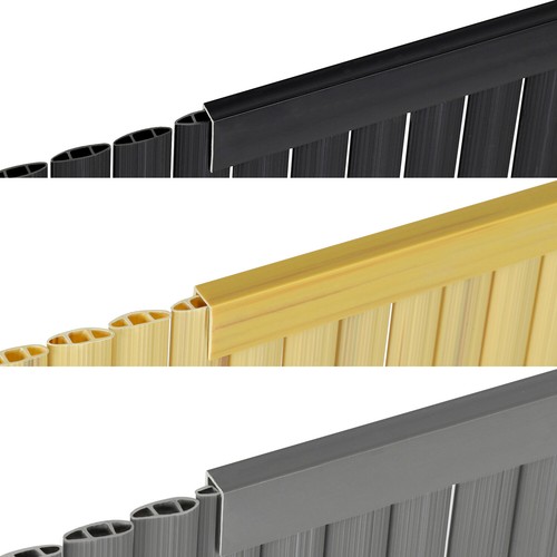5pcs pvc abschlussleiste - 1m,