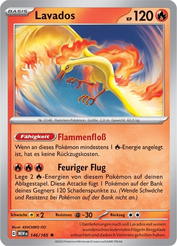 Pokemon 151 lavados holo mew - 151,