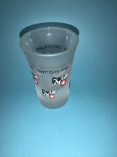 Schnapsglas Shot Glas Matt Switzerland Kuh Kühe Mit Schweiz Fahne Sammler Objekt