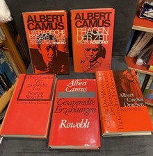 ALBERT CAMUS Sammlung 5 ältere Hardcover