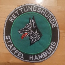 Aufnäher Rettungshunde Staffel Hamburg Rettungshundestaffel