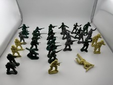 Vintage Militär Plastik Soldaten