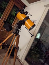 Revue Teleskop Newton, Catadioptrischer Newton. 114/1000, 90er Jahre, Rarität