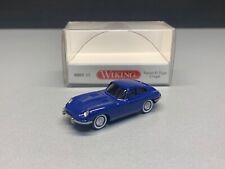 Jaguar E-Type Sportwagen Coupe Oldtimer classic sport car blau Wiking H0 1:87 OV