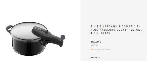 Schnellkochtopf presto