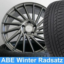 19" ABE KT17 Huricane Grau Winterradsatz 235/35 für Mercedes E-Klasse Lim. 212