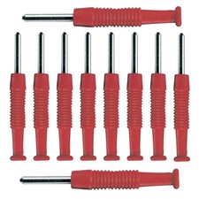 ✅Bananenstecker 2mm 10 Stück in Rot Hirschmann MST3 Laborstecker Mini Stecker
