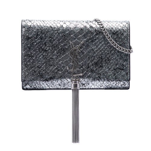 Embossed metallic leather - metallic,