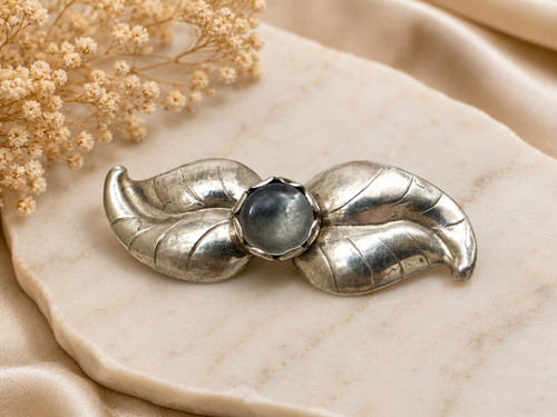 Jugendstil brosche mit - jugendstil,