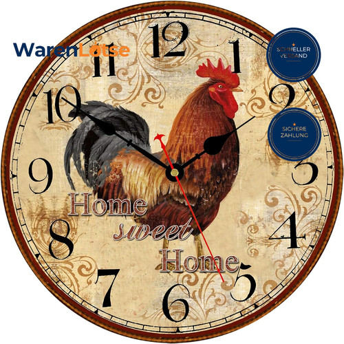 Wanduhr bauernhaus cm - wanduhr, 20