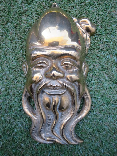 Buddha gesicht messing - gesicht,