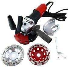 Betonfräse Set | Flex Winkelschleifer + Staubabsaugung + 2 x Diamantschleiftopf