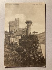 Burg Rheinstein - Gruß vom Rhein • K. S. M. No. 315 • 1918 als Feldpost gelaufen