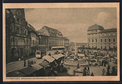 Darmstadt marktplatz mit - marktplatz,