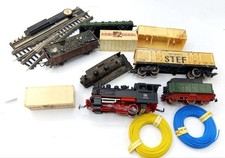 Bastelset mit Wagen, Lokomotive , Weiche , Zubehör HO DDR Modelleisenbahn