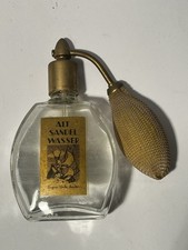 Alt Sander Wasser antiker Parfum Flakon Zerstäuber Lingner Dresden Odol um 1930
