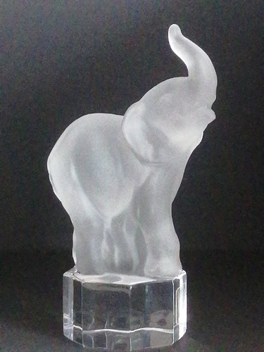 Goebel elefant glasfigur - elefant,, auf