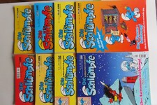 Konvolut, 8 Bände "Die Schlümpfe" vom Bastei Comic Verlag