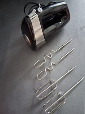 Handmixer Schwarz 300W Handrührgerät Silber Mixer Edelstahl - Grundig HM 5040