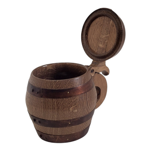 Holzbierkrug liter eiche - holzbierkrug,