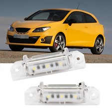 Passt für Seat Ibiza 4 6J Bocanegra Cupra FR ab 06.08 LED Kennzeichenbeleuchtung