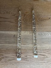 Lucide Kerzen Silber Gold Glitzer Mid Century Deko Weihnachten Unendliche Kerze