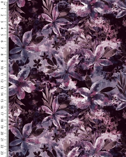Sommersweat meterware blumen - sommersweat,