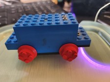 Lego Eisenbahn Motor 4,5V blau