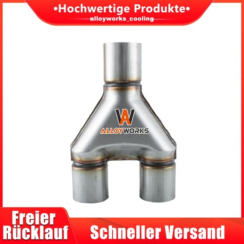 Edelstahl universell auspuff - edelstahl, y