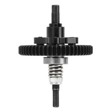 (Schwarz) Differential Slipper Clutch 54T Aluminium-Stahl Differential Gear|