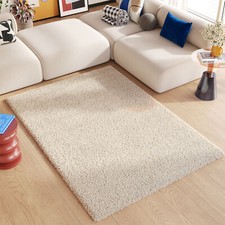 Hochflor Teppich Grau Shaggy