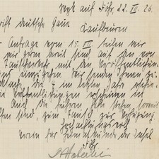 Carl Haeberlin Brief Autograph