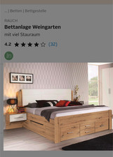 Bettanlage Weingarten von Rauch 180x200 mit Lattenrost 