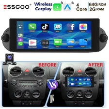 Für VW NEW Beetle 2001-2010 CarPlay Android 14 Autoradio KAM GPS WiFi Navi 2+64G