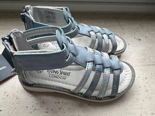 NEU Young Spirit Sandalen Mädchen Gr. 27 blau mit Riemchen Schuhe UVP 29,95 €