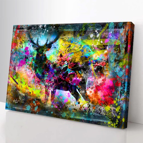Hirsche tiere abstrakt - tiere,
