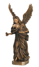 Grabengel Statue aus Bronze Engel Figur Höhe : 100cm