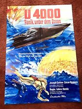 U 4000 Panik unter dem Ozean Kinoplakat Poster A1, Joseph Cotton, Ishiro Honda
