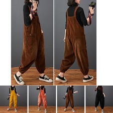 Damen Kord Latzhose Laterne