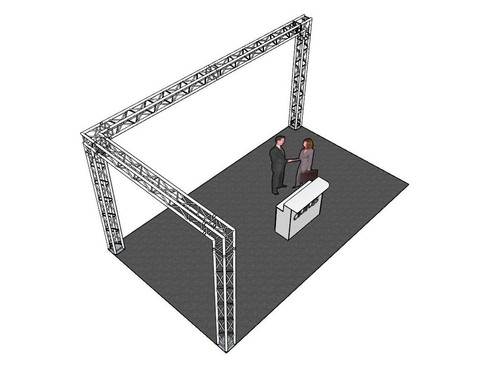 Alutruss punkt truss - alutruss, 4-punkt