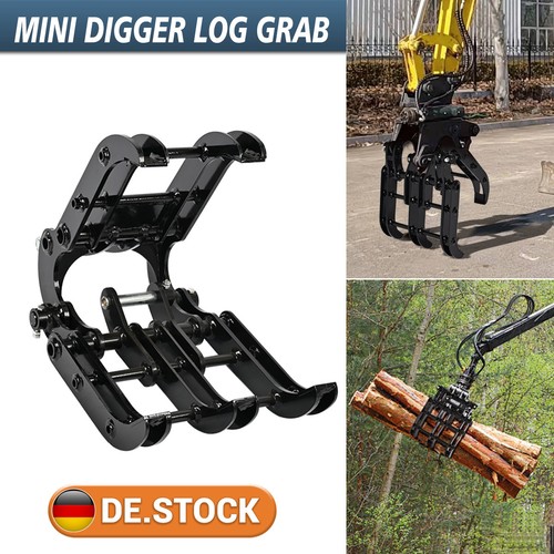 Mini bagger log - bagger, grab