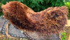 Lammfell Sattelbezug